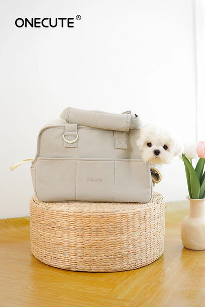 Mystery Paw Breathable Dog Carrier Bag - Travel in Style!