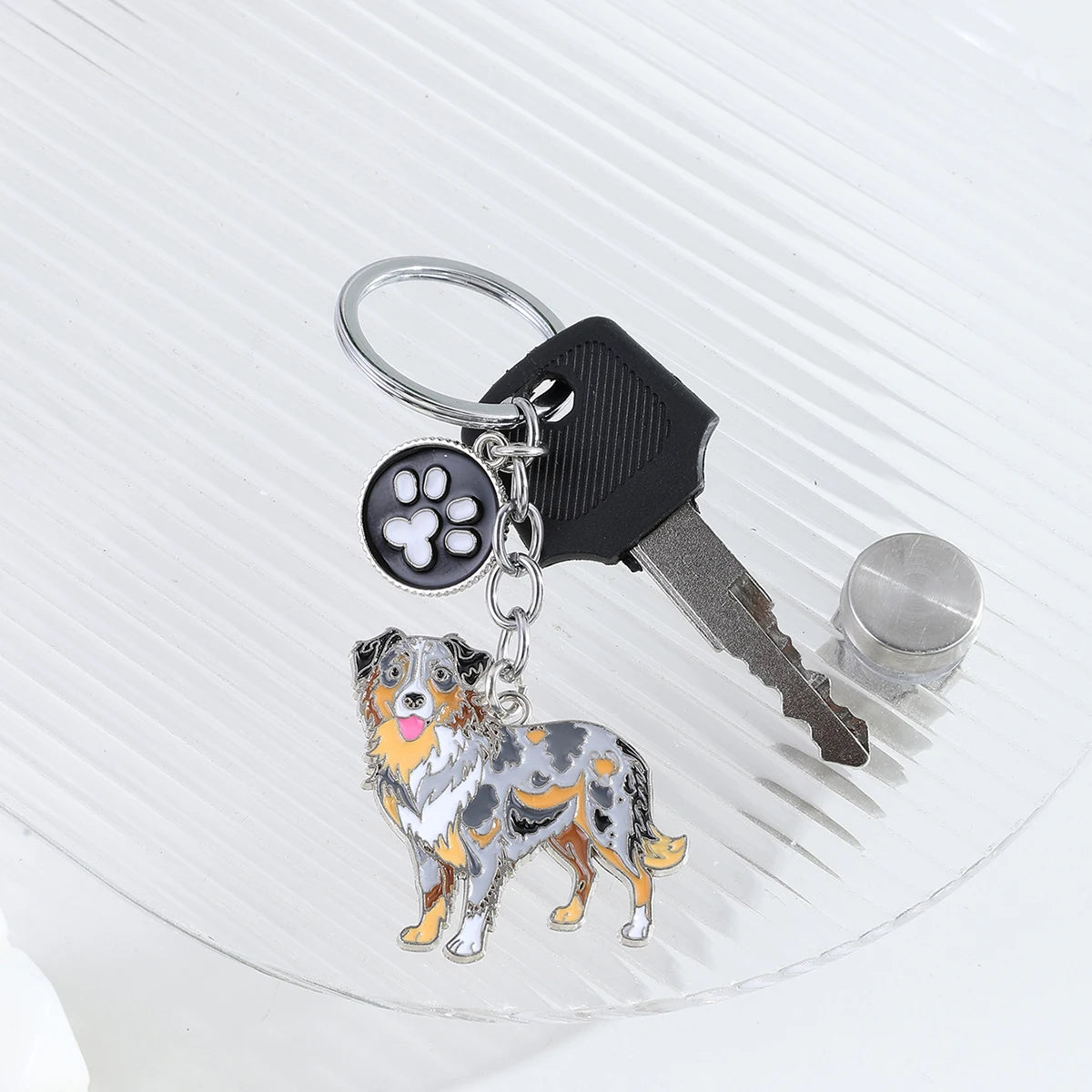 Charming German Shepherd Keychain for Dog Lovers