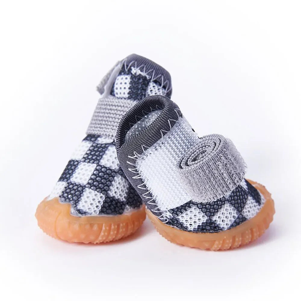 Paw-some Summer Dog Shoes: Breathable Anti-Slip Booties