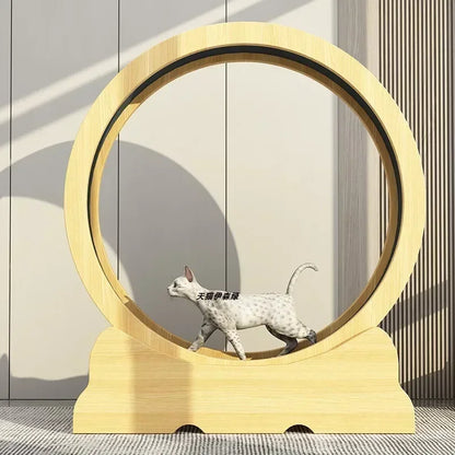 Eco-Friendly Cat Running Wheel - The Ultimate Exercise Equipment for Happy Cats