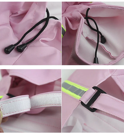 Corgi Style Waterproof Hooded Raincoat for Dogs
