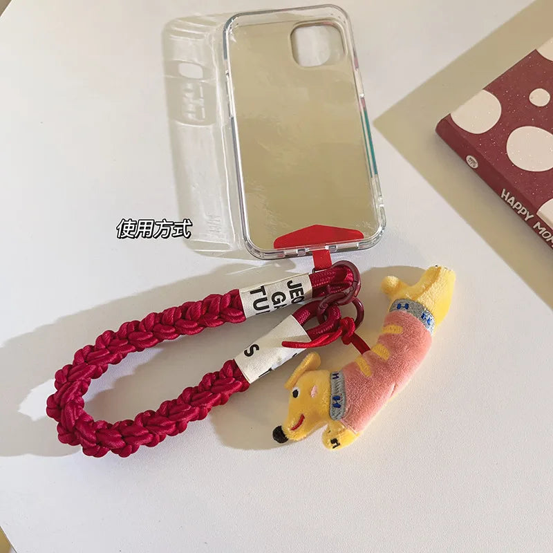 Adorable Dachshund Lanyard - Universal Mobile Phone Accessory