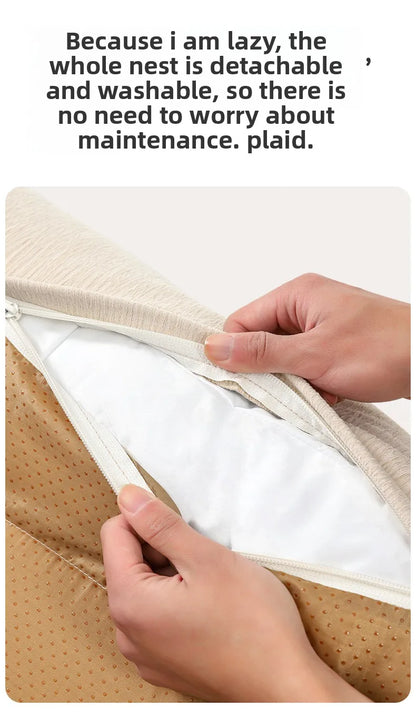 Premium All-Season Pet House: Soft Washable Bed for Small to Medium Dogs & Cats
