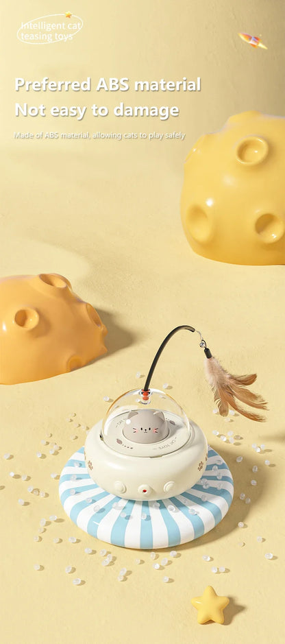 Mystery Paw Electric Feather Teaser – The Ultimate Interactive Toy for Cats