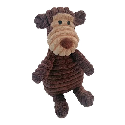 Mystery Paw Animal Squeaky Plush Toys for Dogs - Interactive & Durable Fun