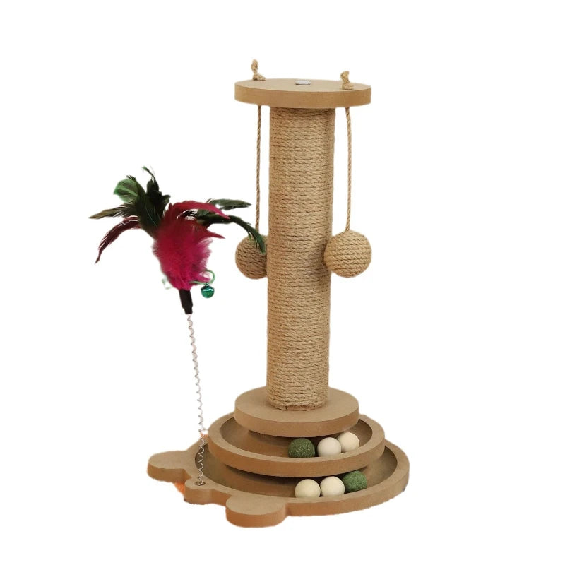 Mystery Paw Cat Scratcher & Play Turntable