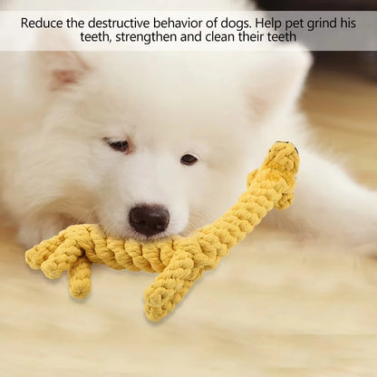 Mystery Paw Giraffe Rope Chew Toy for Dogs: Fun, Durable, and Dental-Friendly