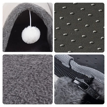 Mystery Paw Ellipses Cat Tunnel Interactive Play Toy & Bed