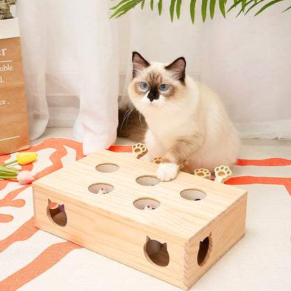 Mystery Paw's Whack-a-Mole Interactive Cat Toy