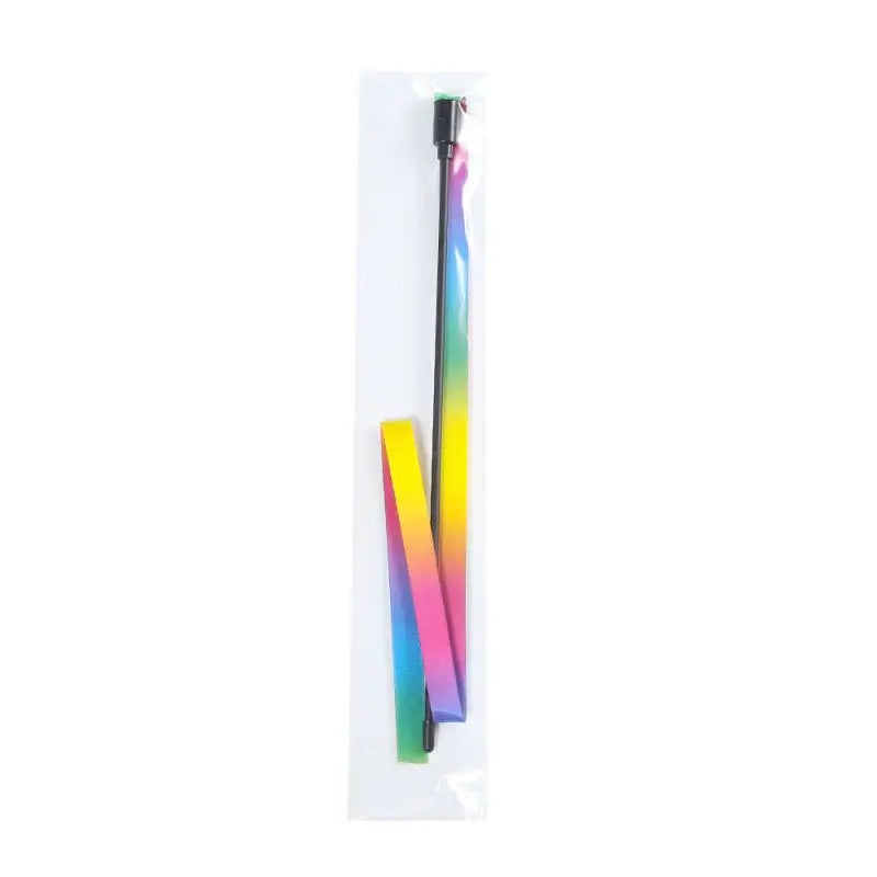 Mystery Paw Rainbow Cat Teaser Wand - Interactive Fun for Felines!
