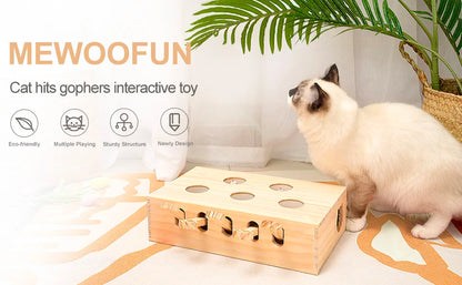 Mystery Paw's Whack-a-Mole Interactive Cat Toy