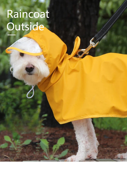 Mystery Paw Waterproof Dog Raincoat - Perfect for Any Adventure!