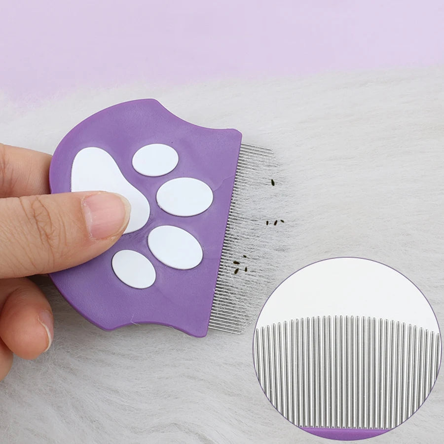 Mystery Paw Flea Comb - Perfect Grooming Tool for Cats & Dogs