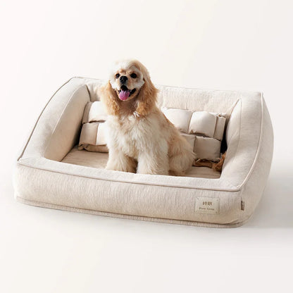 Premium All-Season Pet House: Soft Washable Bed for Small to Medium Dogs & Cats