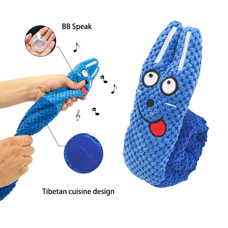Kawaii Interactive Sounding Frog Puzzle Toy for Dogs
