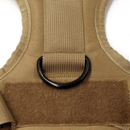 PETRAVEL Adjustable Military Grade Vest Dog Harness