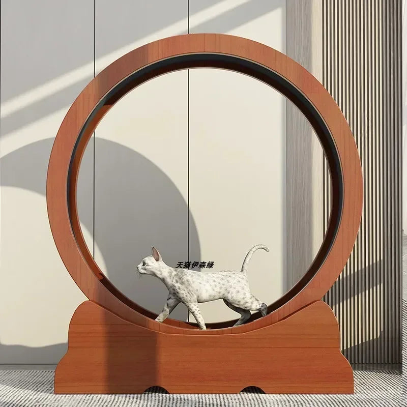 Eco-Friendly Cat Running Wheel - The Ultimate Exercise Equipment for Happy Cats