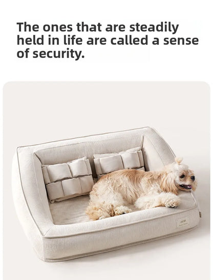 Premium All-Season Pet House: Soft Washable Bed for Small to Medium Dogs & Cats