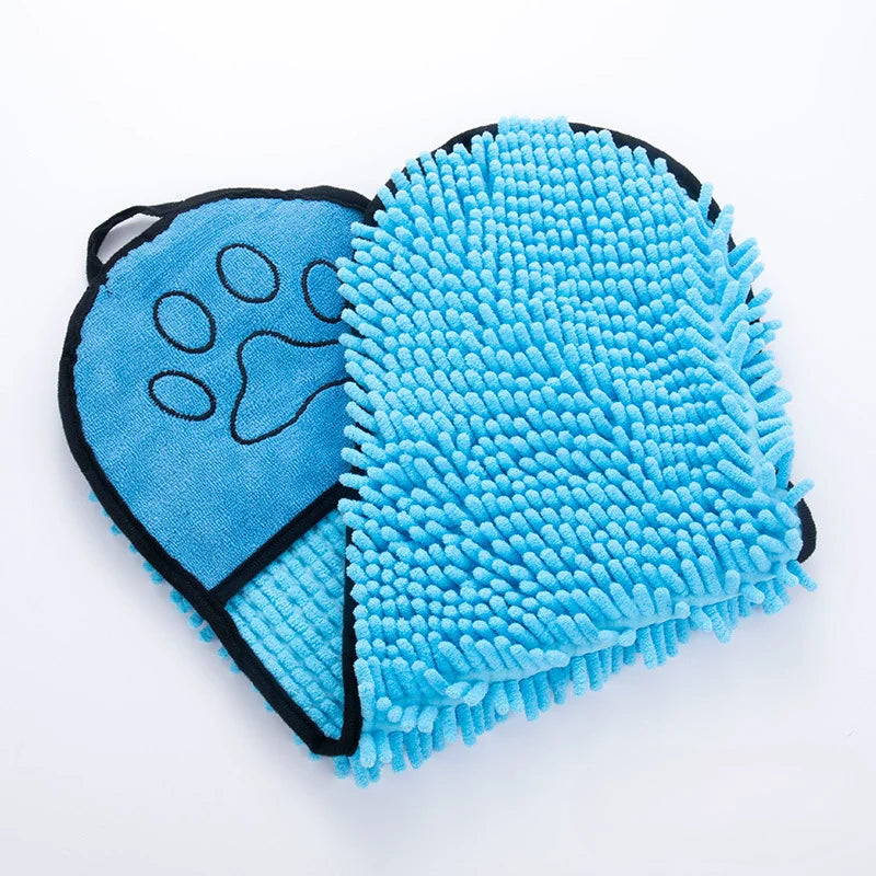 Quick-Dry Dog Bath Robe Towel - Soft & Absorbent Pet Cleaning Essential