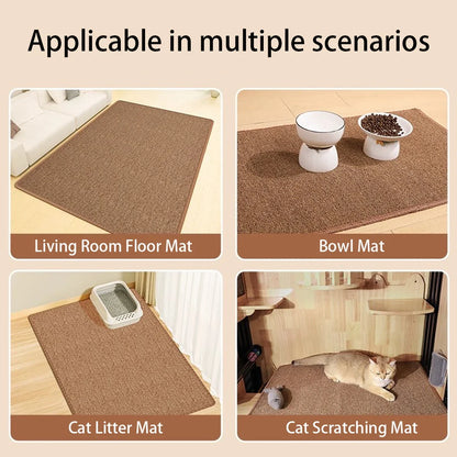 Durable Cat Scratching Mat Rug & Furniture Protector