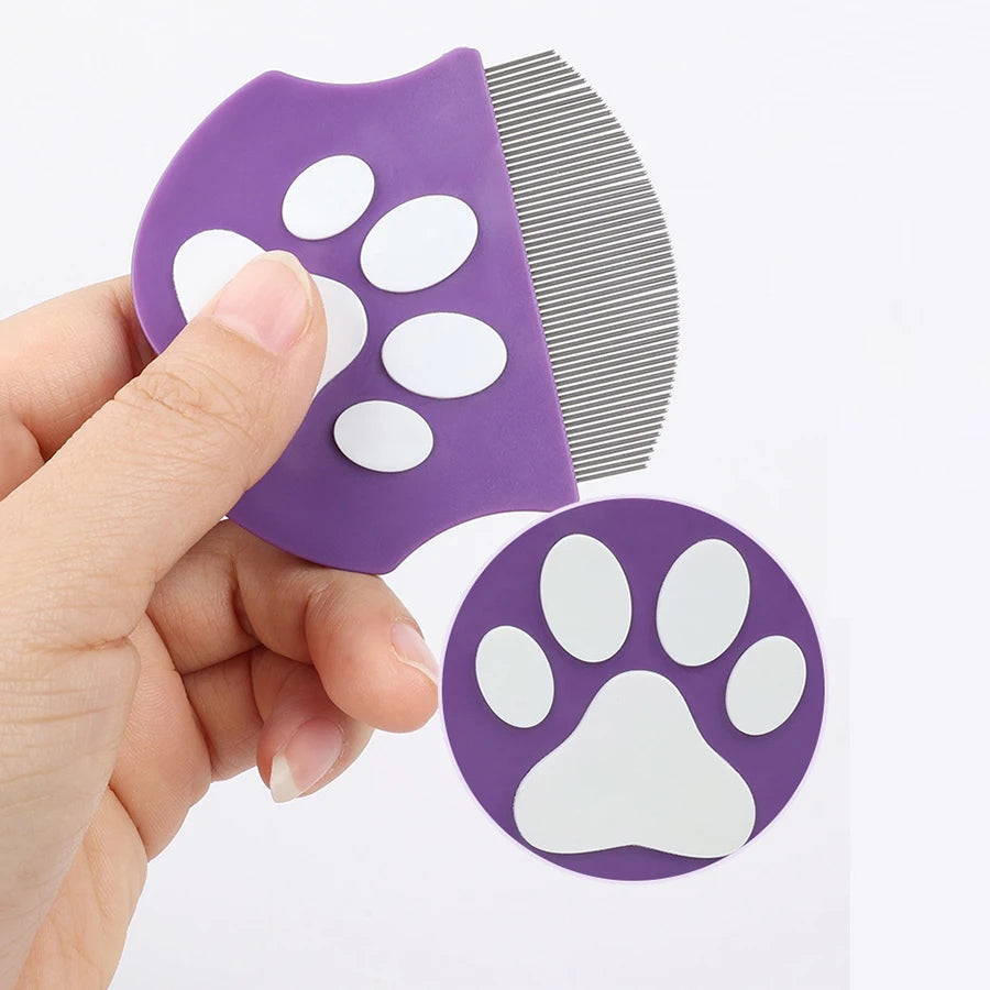Mystery Paw Flea Comb - Perfect Grooming Tool for Cats & Dogs