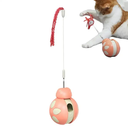 Mystery Paw Interactive Wobble Ball Cat Toy with Treat Dispenser