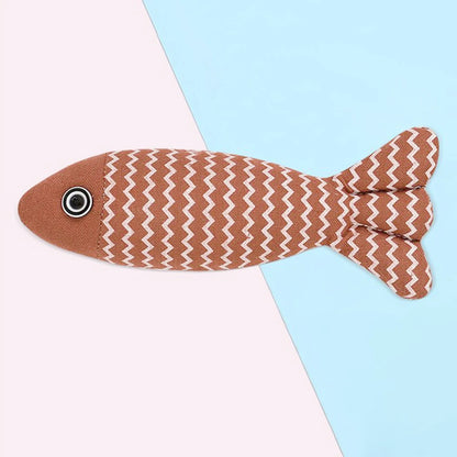Mystery Paw Catnip Kicker Fish Toy – Interactive Chew Toy for Happy, Healthy Cats