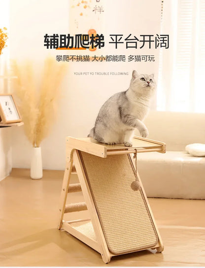 Mystery Paw Deluxe Cat Climbing Tree with Scratcher