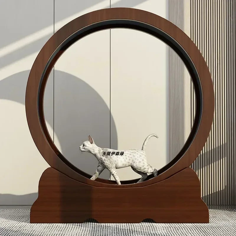 Eco-Friendly Cat Running Wheel - The Ultimate Exercise Equipment for Happy Cats