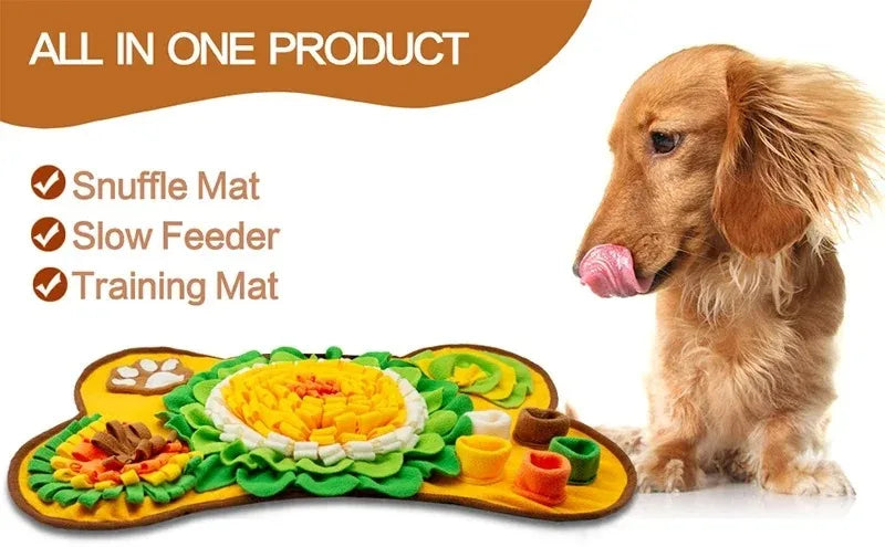 Mystery Paw Snuffle Mat: Slow Feeder & Enrichment for Dogs