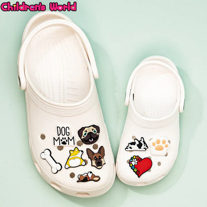 Charming Dog Shoe Charms for Labrador, Shepherd, and More!
