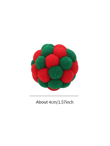 Mystery Paw Colorful Handmade Bell Ball - Interactive Cat Toy