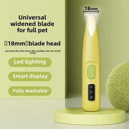 Mystery Paw LED Dog Paw Trimmer - Waterproof & Rechargeable Grooming Clippers