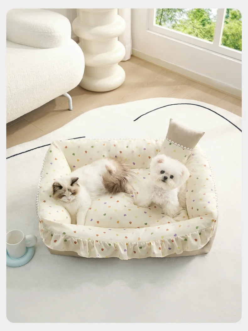 Mystery Paw Cozy Nest Dog Bed - Perfect Comfort for Your Small to Medium Pets!