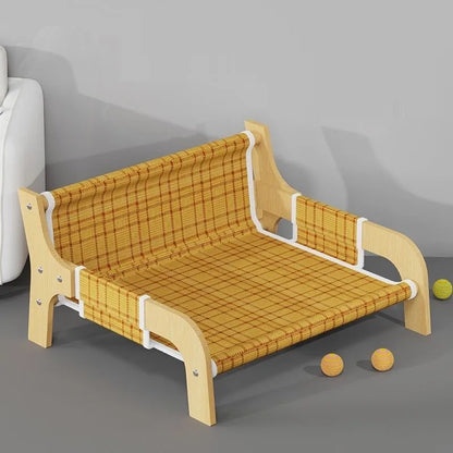 Mystery Paw Summer Cooling Rattan Cat Bed & Scratcher Lounge