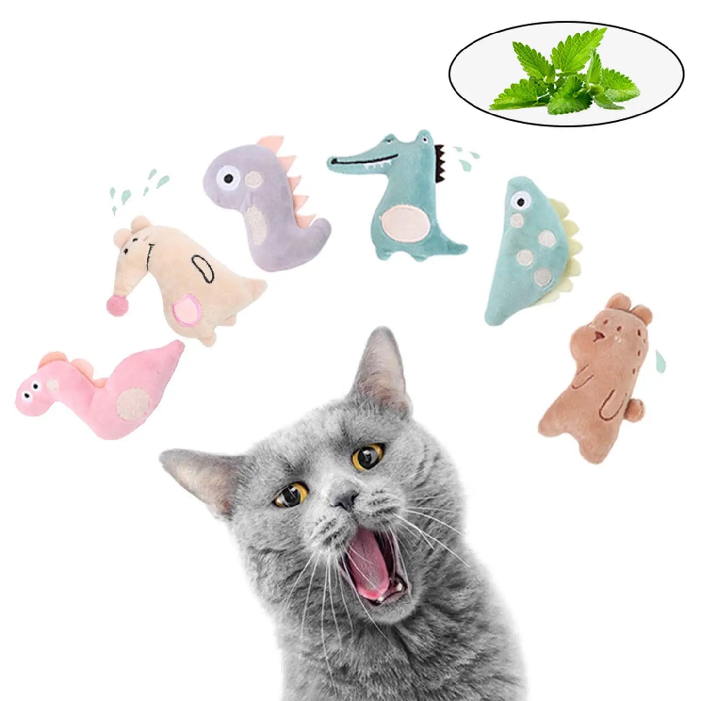 Mystery Paw 6-Pack Catnip Chew Toys for Happy Kittens