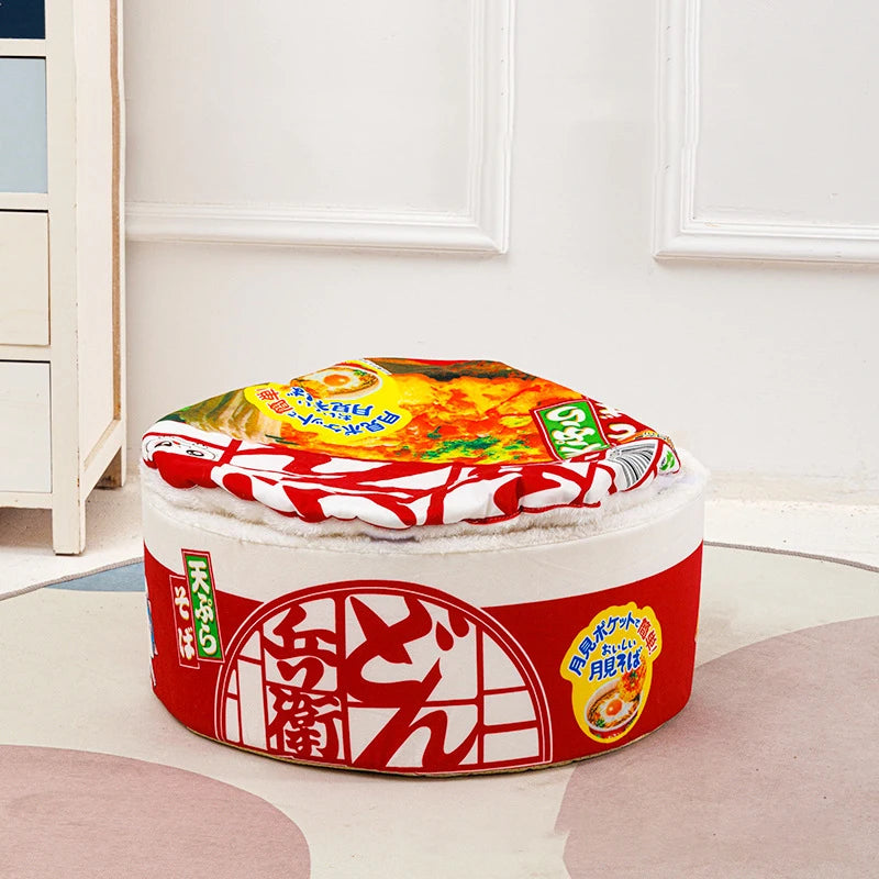 Instant Noodle Cozy Nest Bed for Cat, Cat Bed