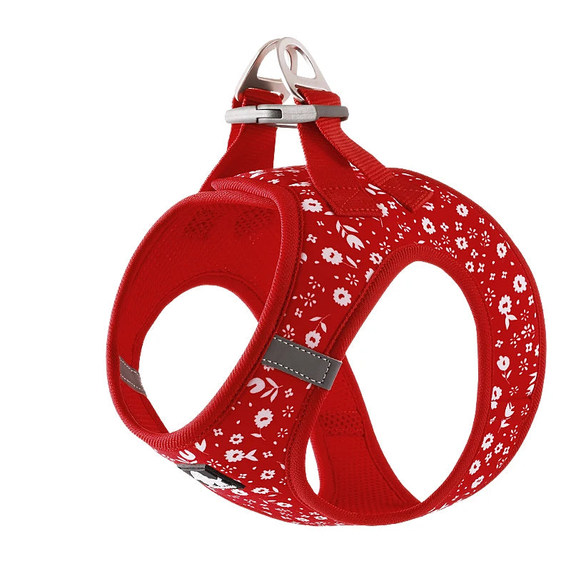 Mystery Paw Reflective Air Mesh Harness for Small & Medium Pets