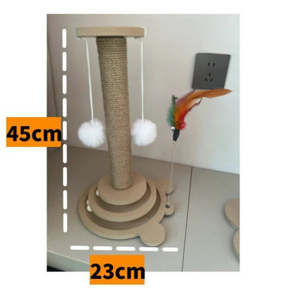 Mystery Paw Cat Scratcher & Play Turntable