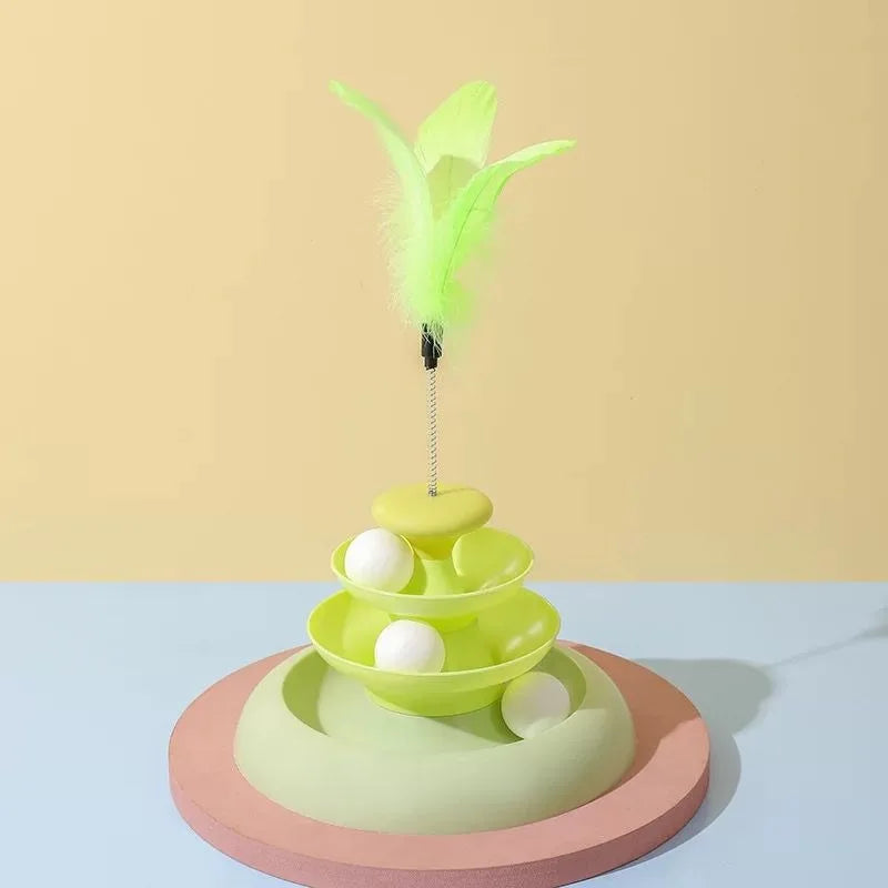 Mystery Paw Cat Turntable Teaser & Tunnel Toy