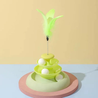 Mystery Paw Cat Turntable Teaser & Tunnel Toy
