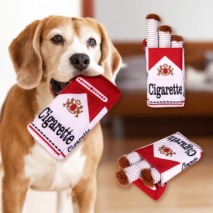 Funny Plush Cigar Squeak Toy for Dogs