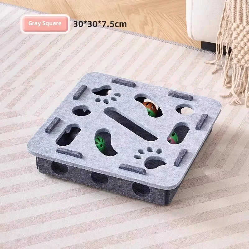 Mystery Paw Interactive Cat Puzzle Box - Ultimate Indoor Cat Enrichment