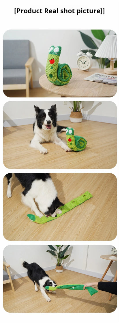 Kawaii Interactive Sounding Frog Puzzle Toy for Dogs