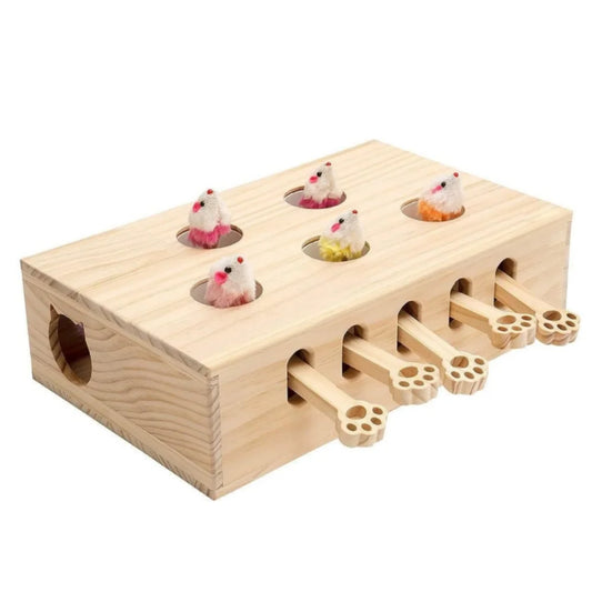 Mystery Paw's Whack-a-Mole Interactive Cat Toy