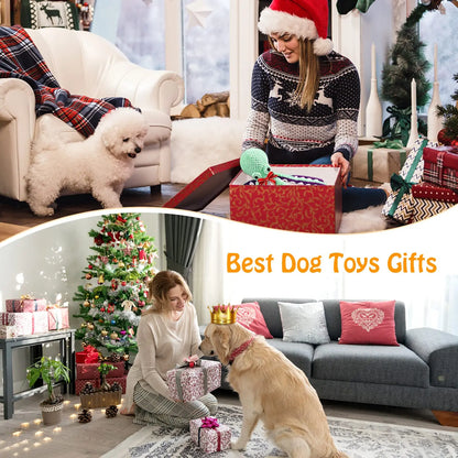 Indestructible Squeaky Plush Chew Toy for Dogs