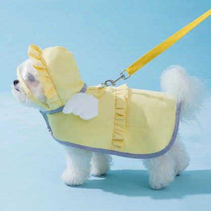 Angel Raincoat for Small Dogs - Waterproof & Stylish