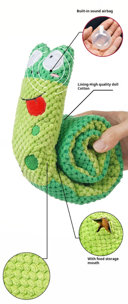 Kawaii Interactive Sounding Frog Puzzle Toy for Dogs