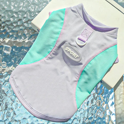Kawaii Summer Cool Dog Vest - Breathable & Stylish Sun Protection