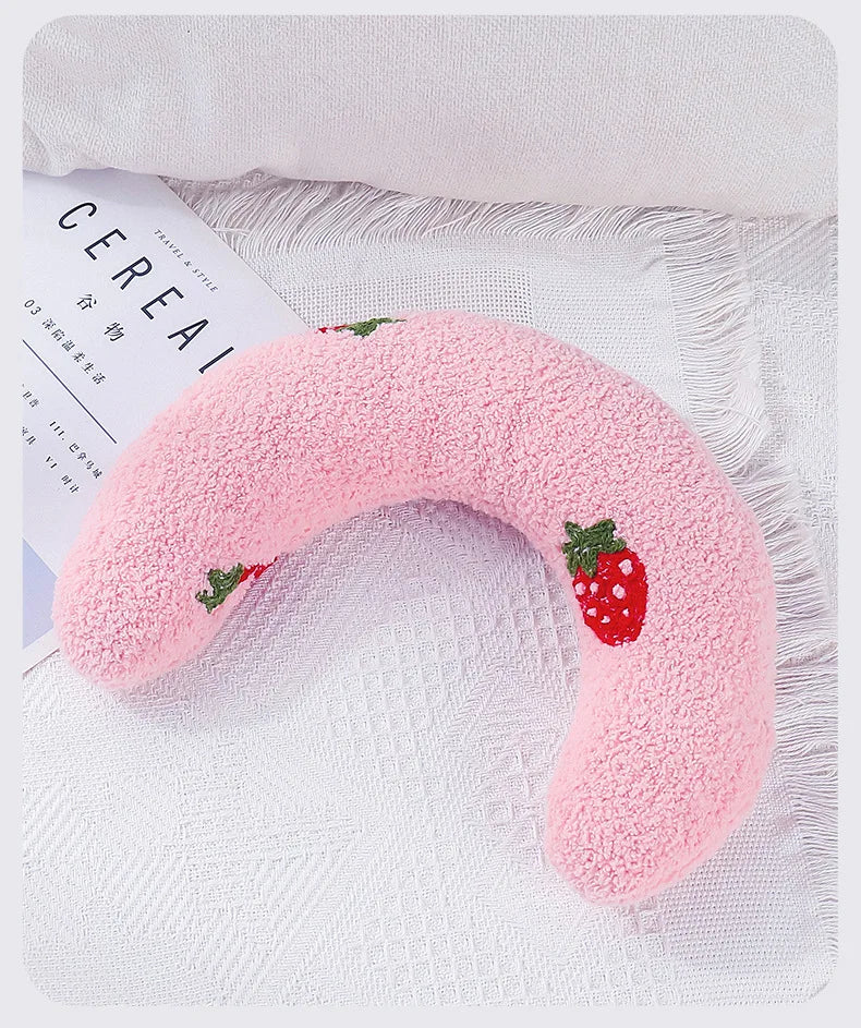 Mystery Paw Cozy Comfort U-Shaped Pillow for Cats and Dogs